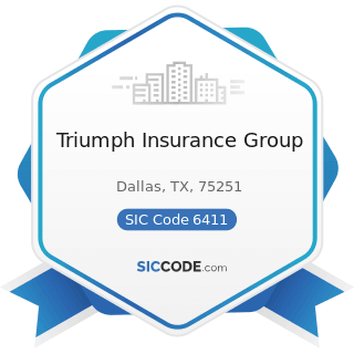 Triumph Insurance Group - SIC Code 6411 - Insurance Agents, Brokers and Service