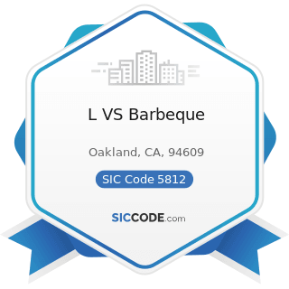 L VS Barbeque - SIC Code 5812 - Eating Places