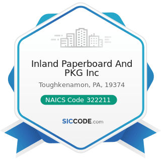 Inland Paperboard And PKG Inc - NAICS Code 322211 - Corrugated and Solid Fiber Box Manufacturing
