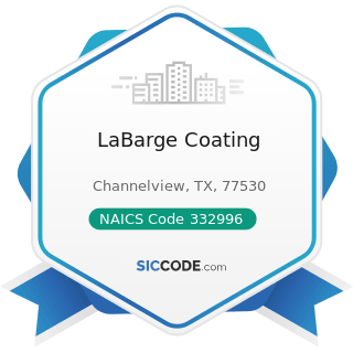 LaBarge Coating - NAICS Code 332996 - Fabricated Pipe and Pipe Fitting Manufacturing