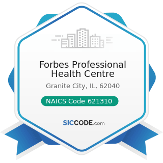 Forbes Professional Health Centre - NAICS Code 621310 - Offices of Chiropractors