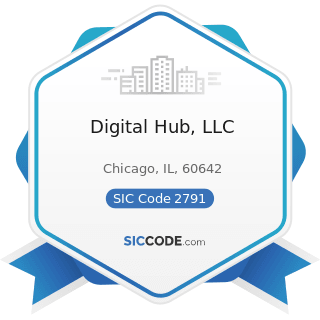 Digital Hub, LLC - SIC Code 2791 - Typesetting