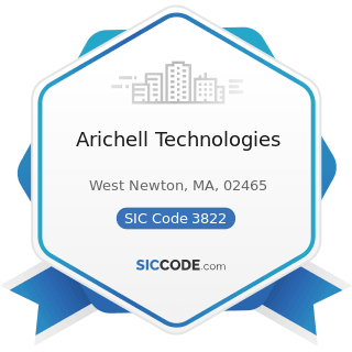 Arichell Technologies - SIC Code 3822 - Automatic Controls for Regulating Residential and...