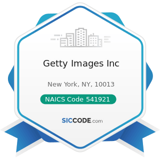 Getty Images Inc - NAICS Code 541921 - Photography Studios, Portrait