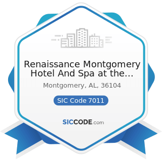 Renaissance Montgomery Hotel And Spa at the Convention Center - SIC Code 7011 - Hotels and Motels