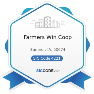Farmers Win Coop - SIC Code 4221 - Farm Product Warehousing and Storage