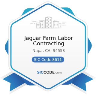 Jaguar Farm Labor Contracting - SIC Code 8611 - Business Associations