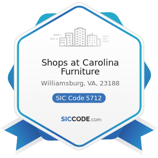 Shops at Carolina Furniture - SIC Code 5712 - Furniture Stores
