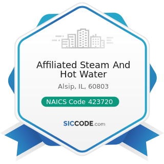 Affiliated Steam And Hot Water - NAICS Code 423720 - Plumbing and Heating Equipment and Supplies...