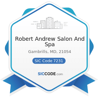 Robert Andrew Salon And Spa - SIC Code 7231 - Beauty Shops