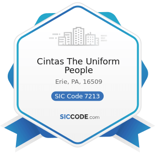 Cintas The Uniform People - SIC Code 7213 - Linen Supply