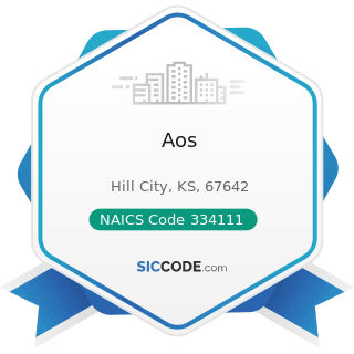 Aos - NAICS Code 334111 - Electronic Computer Manufacturing