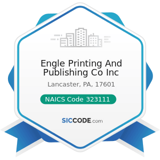 Engle Printing And Publishing Co Inc - NAICS Code 323111 - Commercial Printing (except Screen...