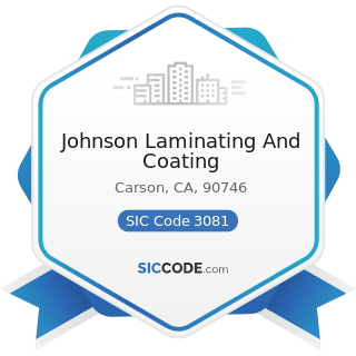 Johnson Laminating And Coating - SIC Code 3081 - Unsupported Plastics Film and Sheet