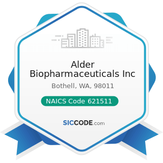 Alder Biopharmaceuticals Inc - NAICS Code 621511 - Medical Laboratories