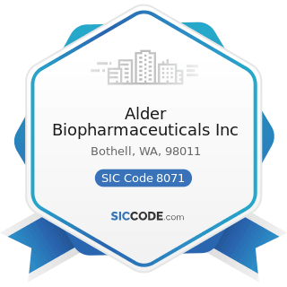 Alder Biopharmaceuticals Inc - SIC Code 8071 - Medical Laboratories