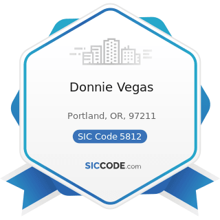 Donnie Vegas - SIC Code 5812 - Eating Places