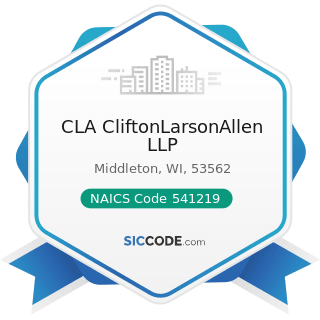 CLA CliftonLarsonAllen LLP - NAICS Code 541219 - Other Accounting Services