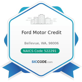 Ford Motor Credit - NAICS Code 522291 - Consumer Lending