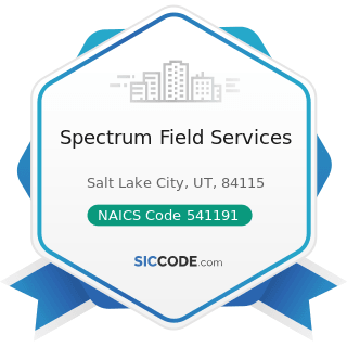 Spectrum Field Services - NAICS Code 541191 - Title Abstract and Settlement Offices