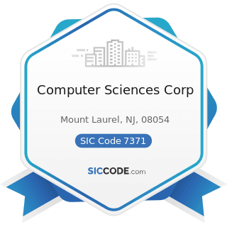 Computer Sciences Corp - SIC Code 7371 - Computer Programming Services