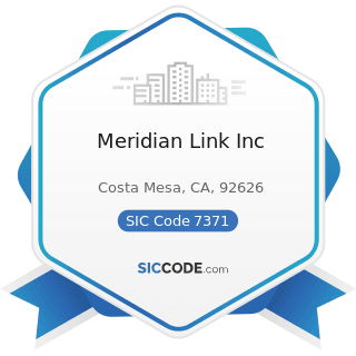 Meridian Link Inc - SIC Code 7371 - Computer Programming Services