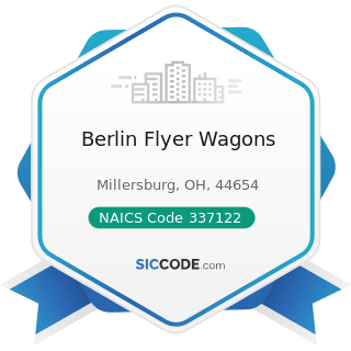 Berlin Flyer Wagons - NAICS Code 337122 - Nonupholstered Wood Household Furniture Manufacturing