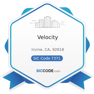 Velocity - SIC Code 7371 - Computer Programming Services