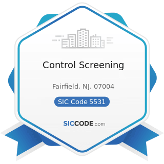 Control Screening - SIC Code 5531 - Auto and Home Supply Stores