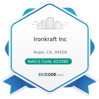 Ironkraft Inc - NAICS Code 423390 - Other Construction Material Merchant Wholesalers