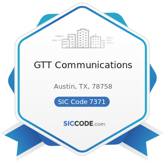 GTT Communications - SIC Code 7371 - Computer Programming Services