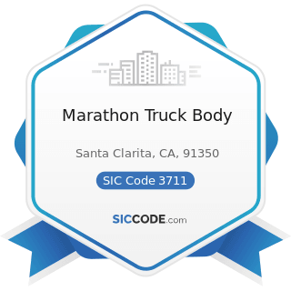 Marathon Truck Body - SIC Code 3711 - Motor Vehicles and Passenger Car Bodies