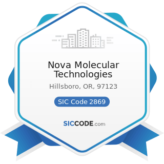 Nova Molecular Technologies - SIC Code 2869 - Industrial Organic Chemicals, Not Elsewhere...