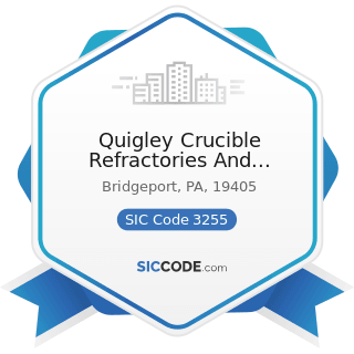 Quigley Crucible Refractories And Specialties - SIC Code 3255 - Clay Refractories