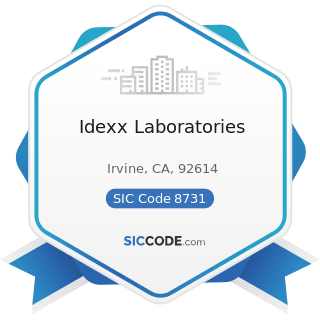 Idexx Laboratories - SIC Code 8731 - Commercial Physical and Biological Research