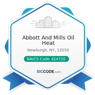 Abbott And Mills Oil Heat - NAICS Code 424720 - Petroleum and Petroleum Products Merchant...