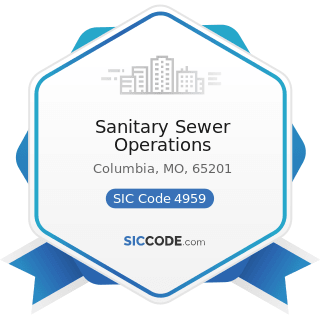 Sanitary Sewer Operations - SIC Code 4959 - Sanitary Services, Not Elsewhere Classified