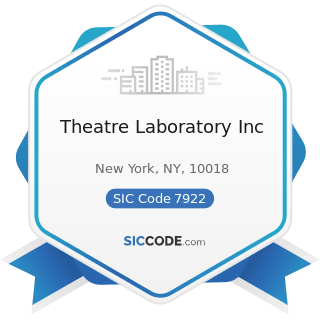 Theatre Laboratory Inc - SIC Code 7922 - Theatrical Producers (except Motion Picture) and...