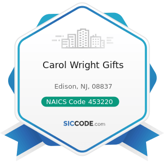 Carol Wright Gifts - NAICS Code 453220 - Gift, Novelty, and Souvenir Stores