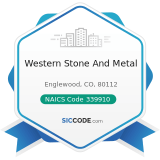 Western Stone And Metal - NAICS Code 339910 - Jewelry and Silverware Manufacturing