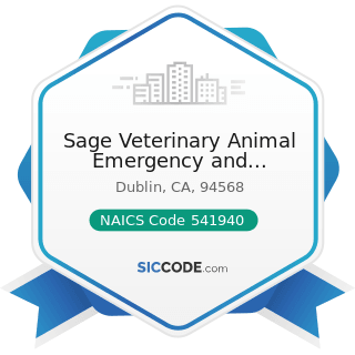 Sage Veterinary Animal Emergency and Specialist - NAICS Code 541940 - Veterinary Services