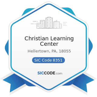 Christian Learning Center - SIC Code 8351 - Child Day Care Services