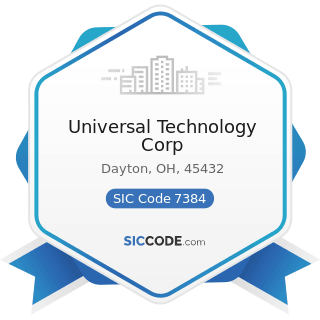 Universal Technology Corp - SIC Code 7384 - Photofinishing Laboratories