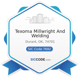 Texoma Millwright And Welding - SIC Code 7692 - Welding Repair