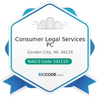 Consumer Legal Services PC - NAICS Code 541110 - Offices of Lawyers