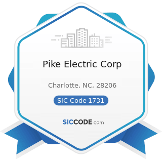Pike Electric Corp - SIC Code 1731 - Electrical Work