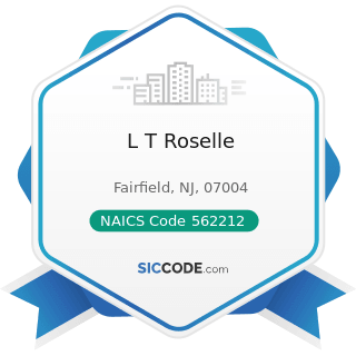L T Roselle - NAICS Code 562212 - Solid Waste Landfill