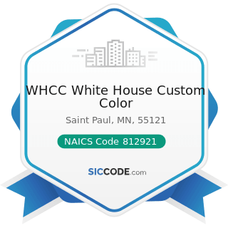 WHCC White House Custom Color - NAICS Code 812921 - Photofinishing Laboratories (except One-Hour)