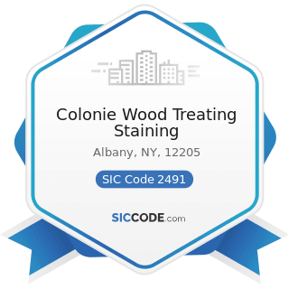 Colonie Wood Treating Staining - SIC Code 2491 - Wood Preserving