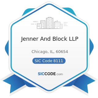 Jenner And Block LLP - SIC Code 8111 - Legal Services